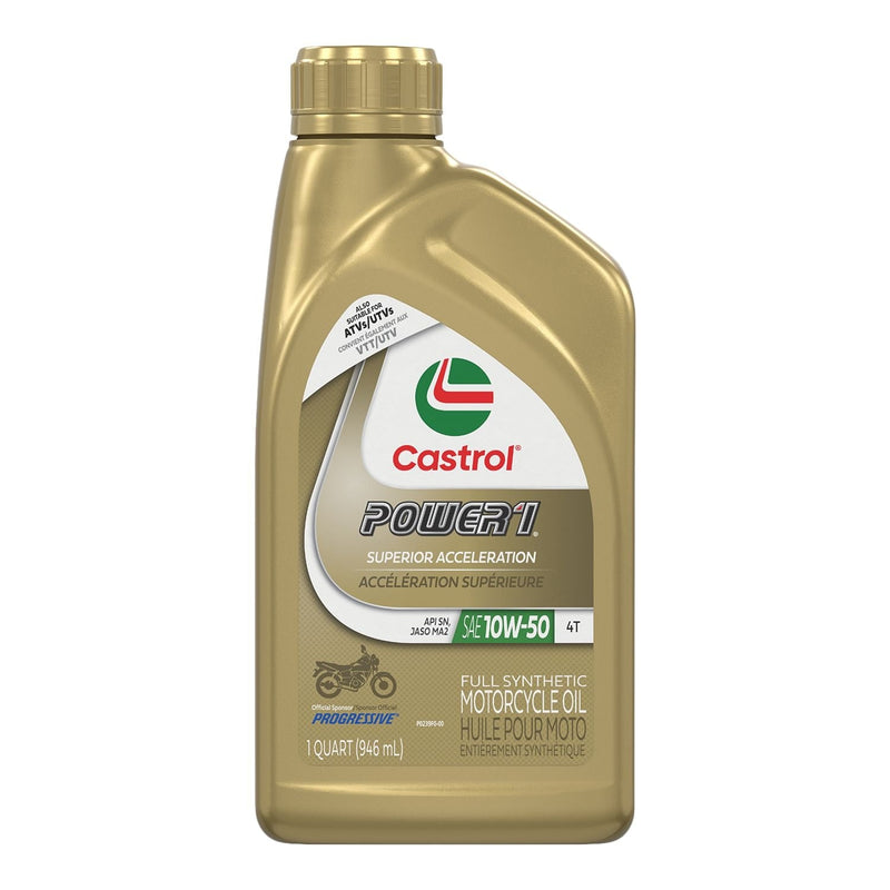 Power1 Motorcycle Oil 4T 10W50, 946-mL D7M2