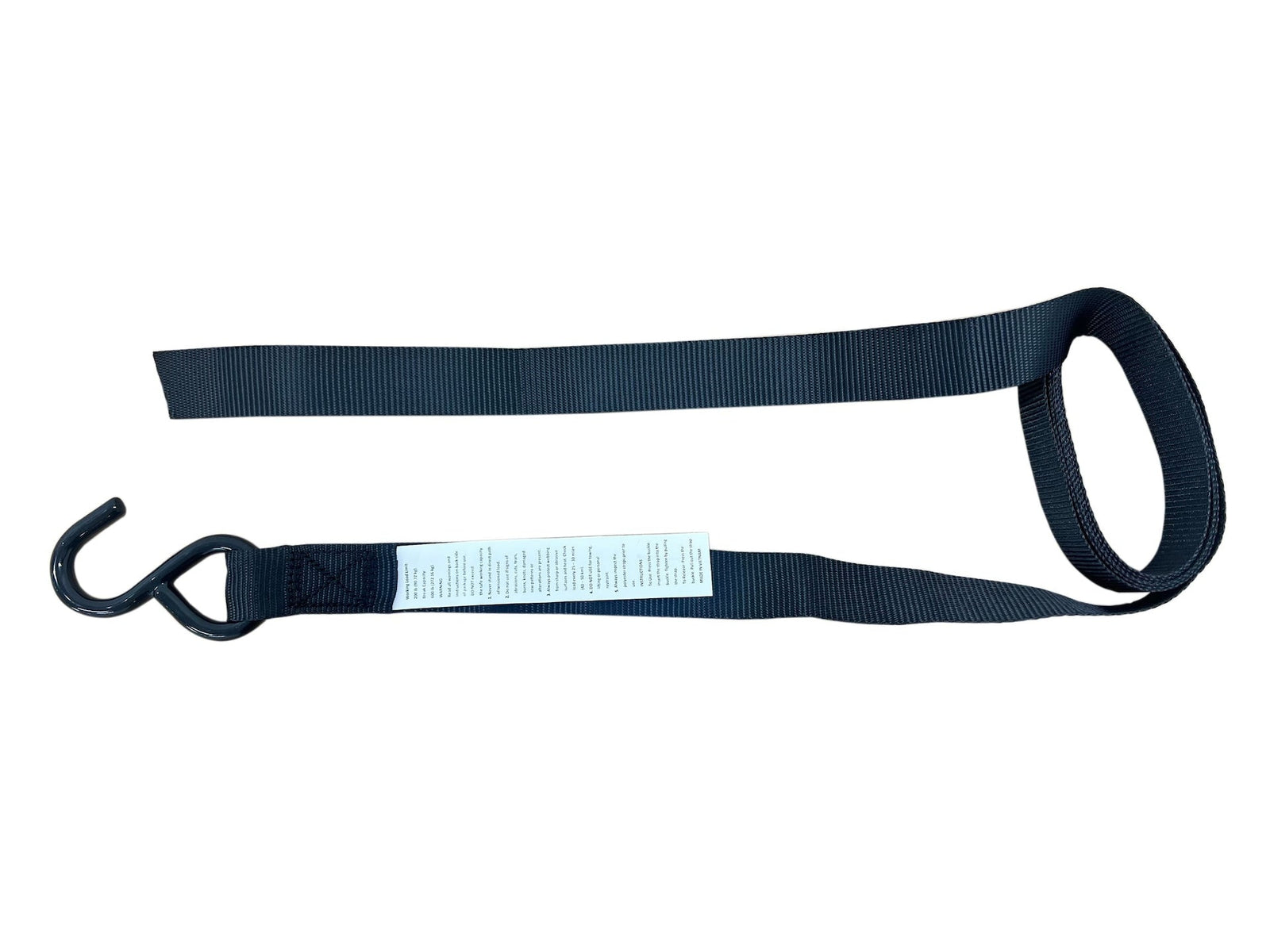 Bungee Cam-Buckle Tie-Down, 600-lb Break Strength, Black, 8-ft, 2-pk D5R8 - product image 3