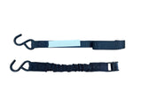 Bungee Cam-Buckle Tie-Down, 600-lb Break Strength, Black, 8-ft, 2-pk D5R8 - product image 5