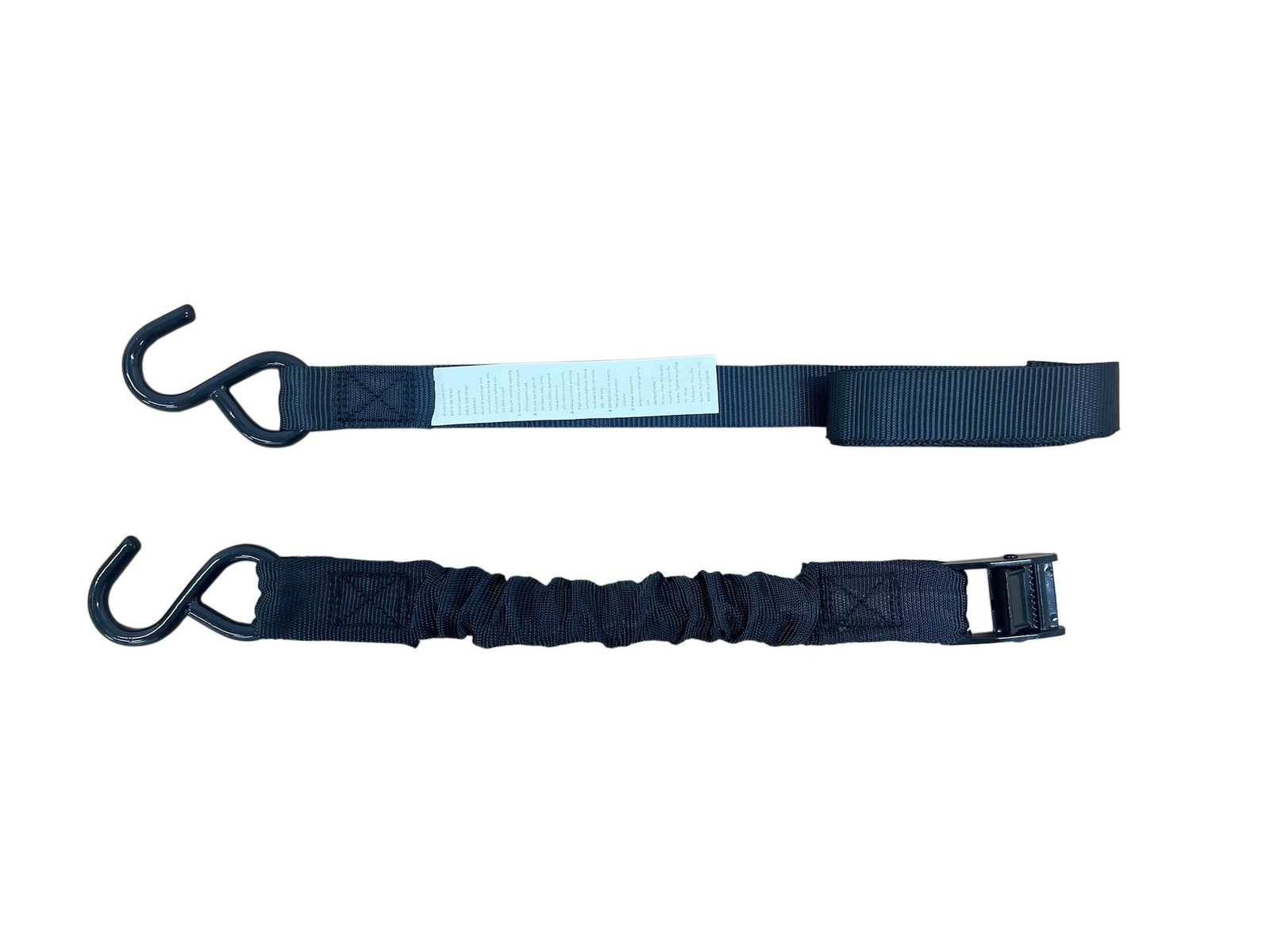 Bungee Cam-Buckle Tie-Down, 600-lb Break Strength, Black, 8-ft, 2-pk D5R8 - product image 5