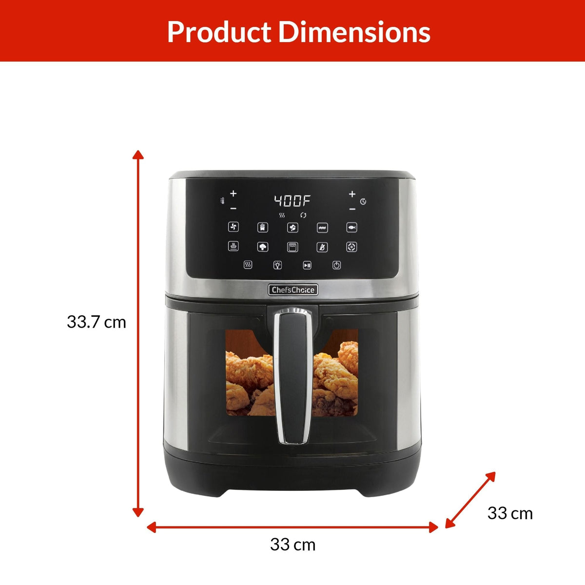Air Fryer with LED Touchscreen Display, 7-qt R9P3 - product image 2