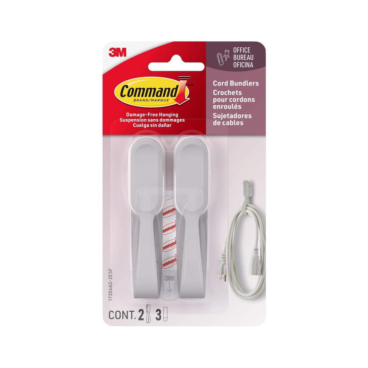Cord Bundlers, 2pk, Grey A9S8 - product image 1