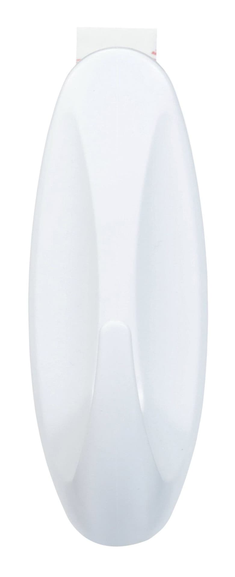 Large Designer Hook with Adhesive Strips, White, 5-lbs, 1 Strip per Pack Y3G4 - product image 1