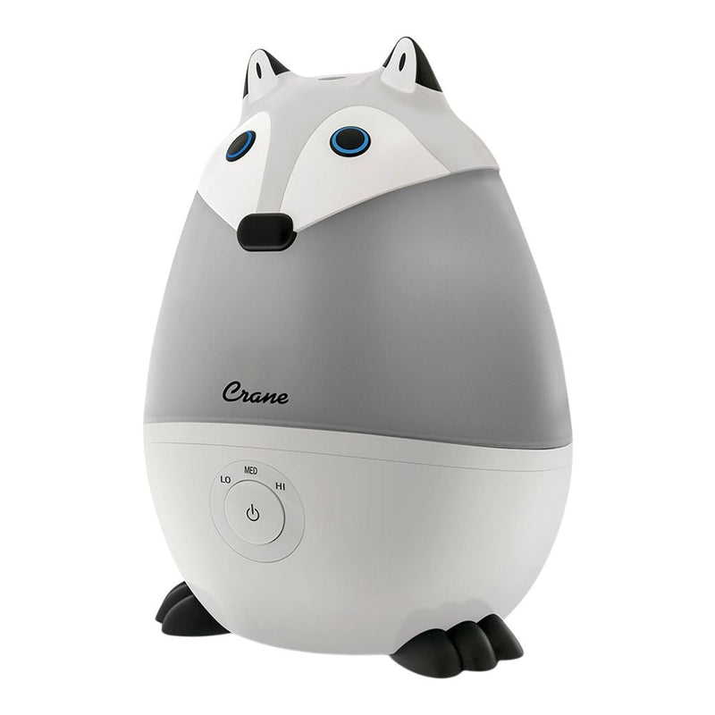 Pediatric Cool Mist Humidifier with Vapor Tray and Diffuser, Raccoon Y1Q4