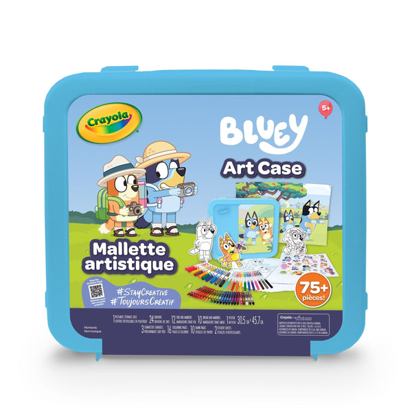 Bluey Art Case, 78 Pieces, Multicolour L5S8