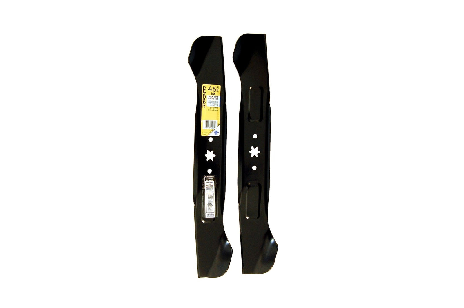 NX-15 Riding Mower 2-in-1 High-Lift Blade Set, Fits 2015 & After Models, Black, 46-in, 2-pk S7E4 - product image 2
