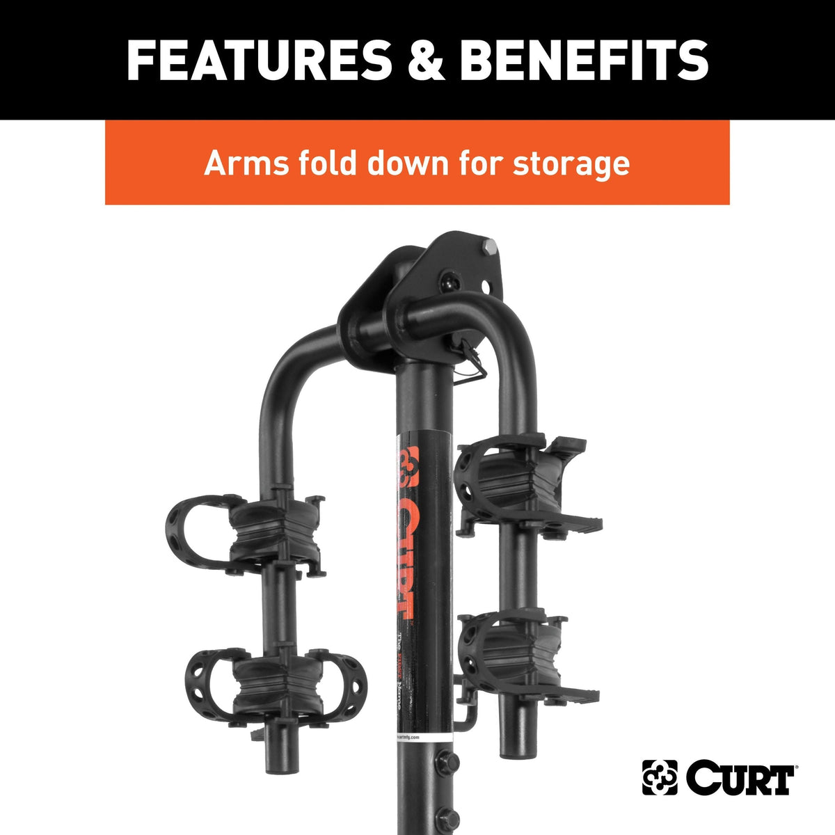 18021 Hitch Mounted Bike Rack, Fits 1-1/4" and 2" Receiver, 2 Bikes M1O8 - product image 8