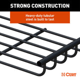 18124 Steel Roof Rack Cargo Basket/Carrier Extension, Black, 6-sq.ft W5P8 - product image 7