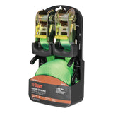 83028 16-ft Lime Green Cargo Straps with S-Hooks (1,100-lb, 2-pk) P5S0 - product image 3