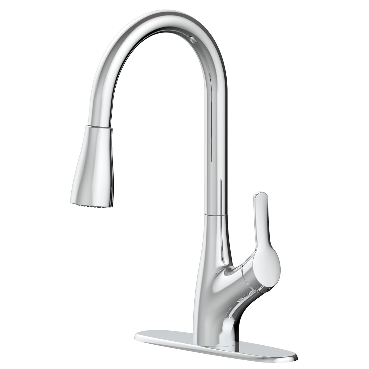 Clarivo 2-in-1 Filtration 1-Handle Pull Down Kitchen Faucet, Various Finishes W8C2 - product image 1