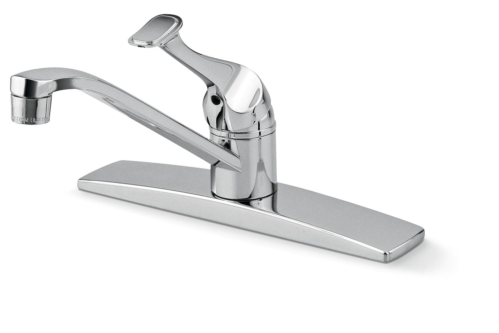 Single Handle Metal Lever Kitchen Faucet, Chrome E9L9 - product image 1