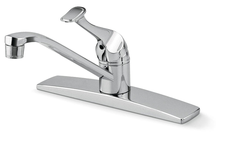 Single Handle Metal Lever Kitchen Faucet, Chrome H5G2