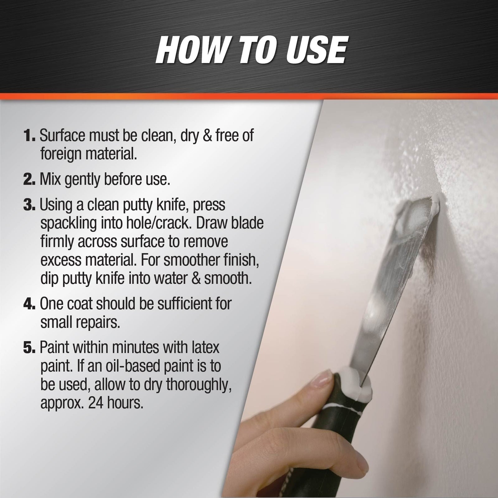 Fast N' Final Lightweight Spackling, 237-mL R5M1 - product image 3