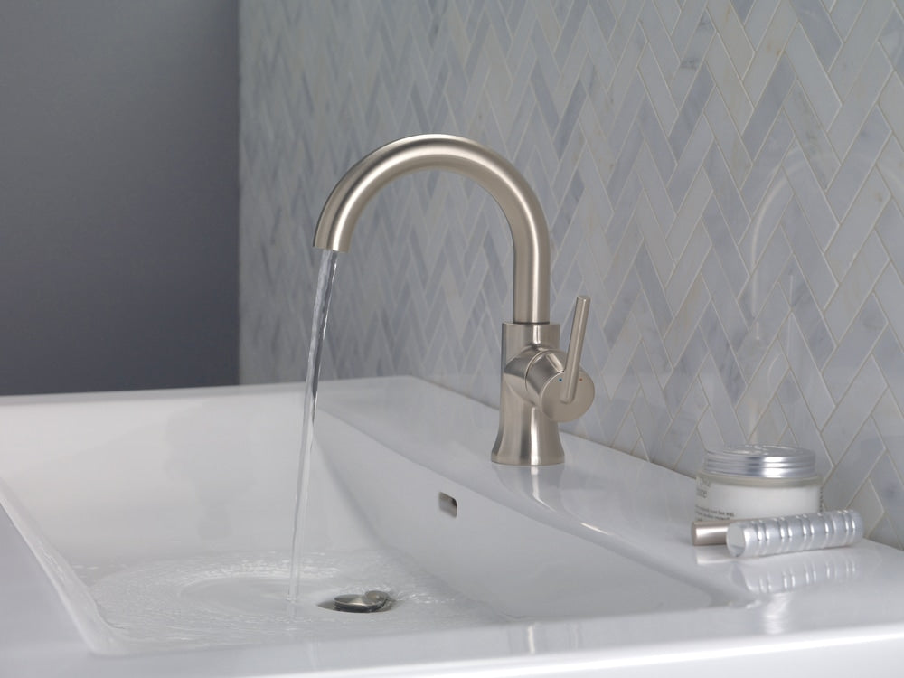 1-Handle High-Arc Lavatory Faucet, Stainless K6Y6 - product image 4