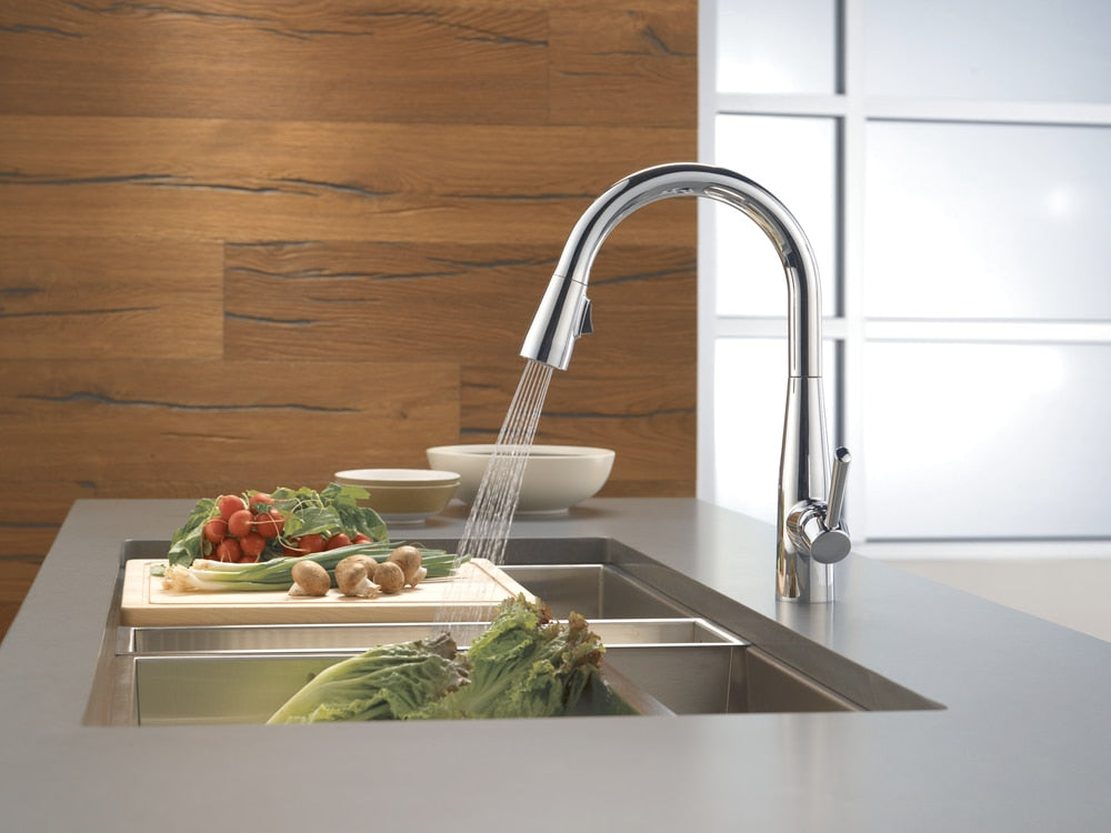 1-Handle Pull-Down Kitchen Faucet, Chrome W8P4 - product image 4