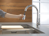 1-Handle Pull-Down Kitchen Faucet, Chrome W8P4 - product image 6