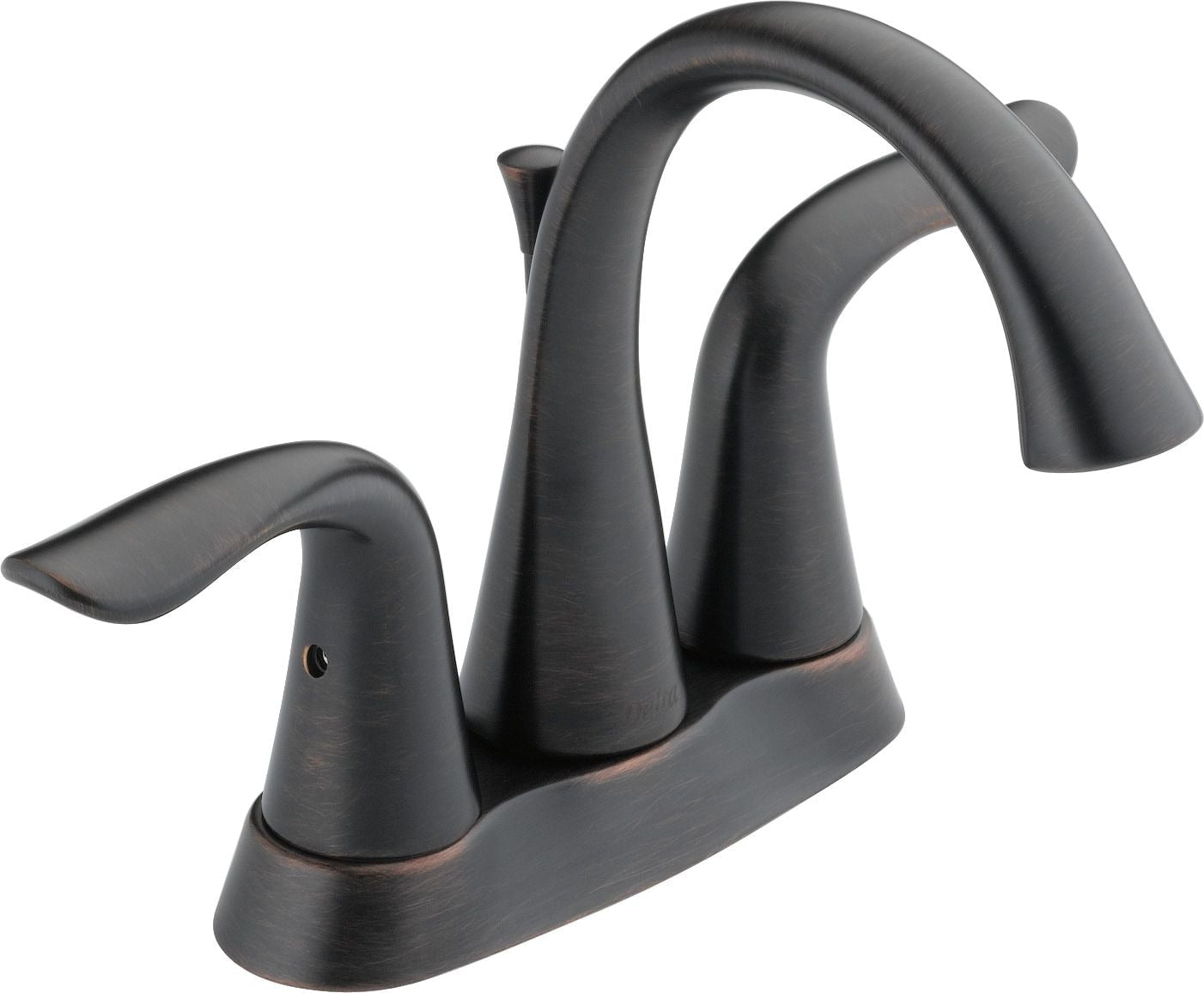 Faucet Lahara Double Handle Rigid Spout 4-in Centerset Bathroom Sink Faucet, WaterSense Certified, Venetian Bronze S1Q4 - product image 1
