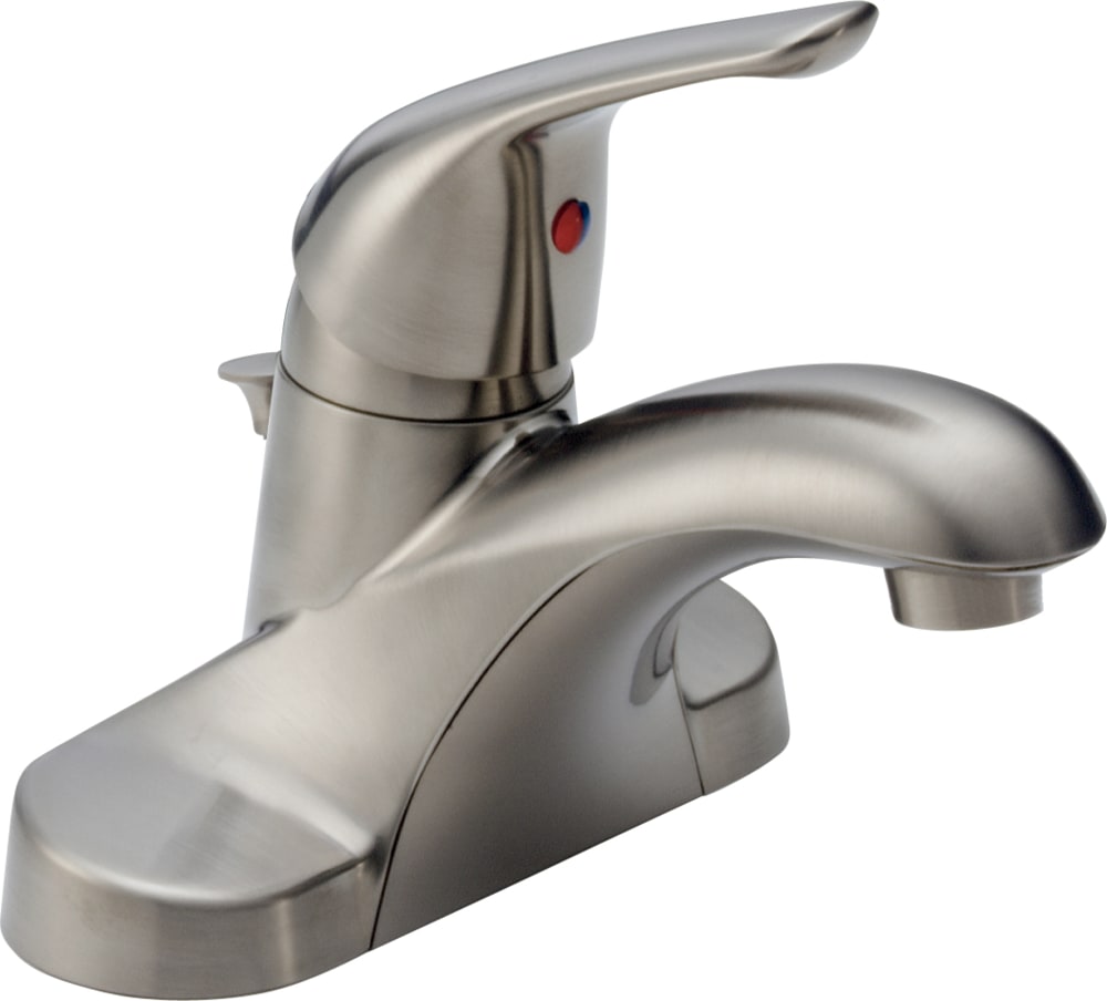 Faucet Principals Single Handle 4-in Centreset Bathroom Sink Faucet, WaterSense Certified, Brushed Nickel H2Z5 - product image 1