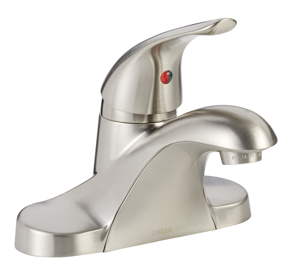 Faucet Principals Single Handle 4-in Centreset Bathroom Sink Faucet, WaterSense Certified, Brushed Nickel H2Z5 - product image 2