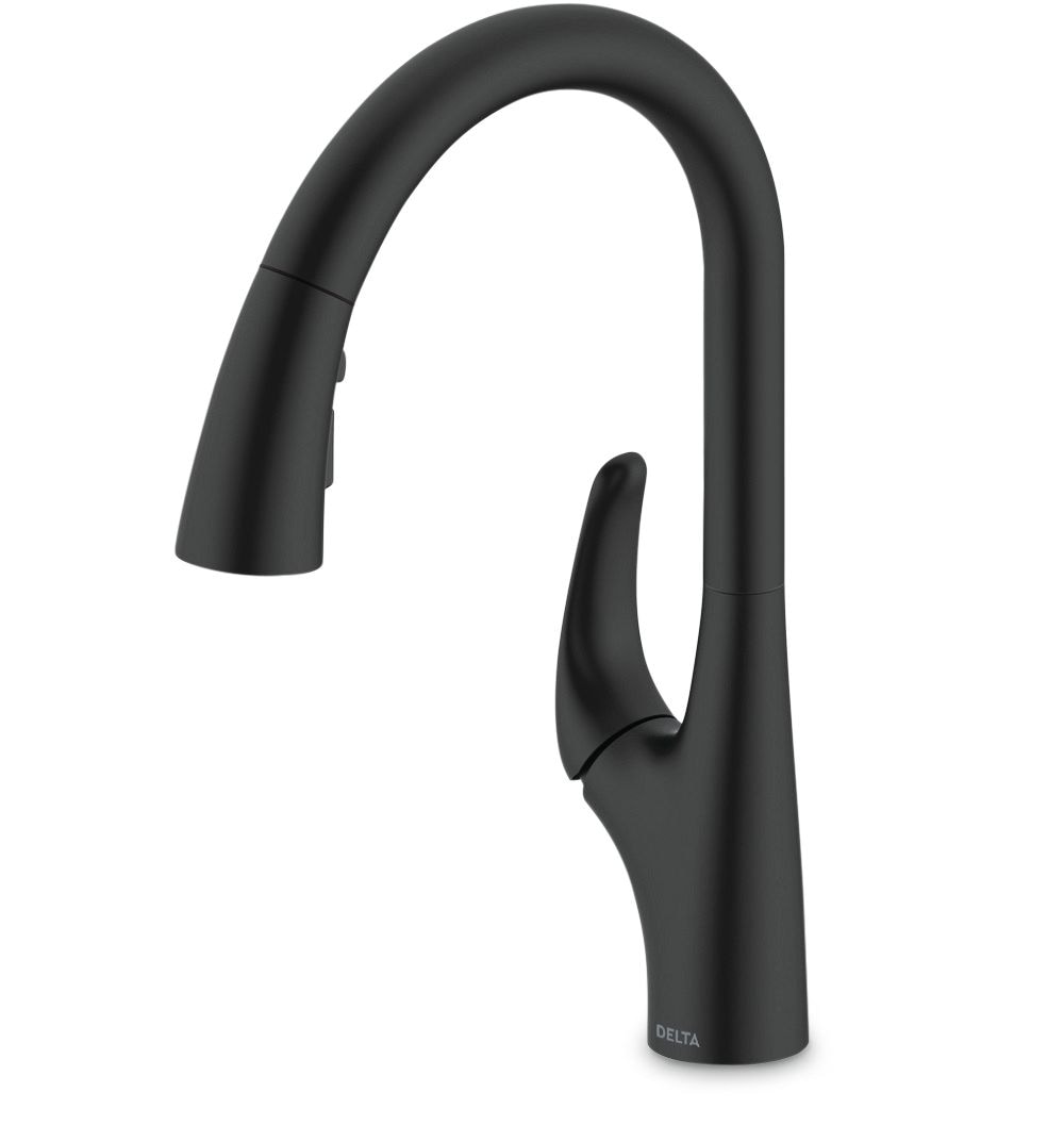 Seabourne Pull-Down Kitchen Faucet, Matte Black B2W8 - product image 1