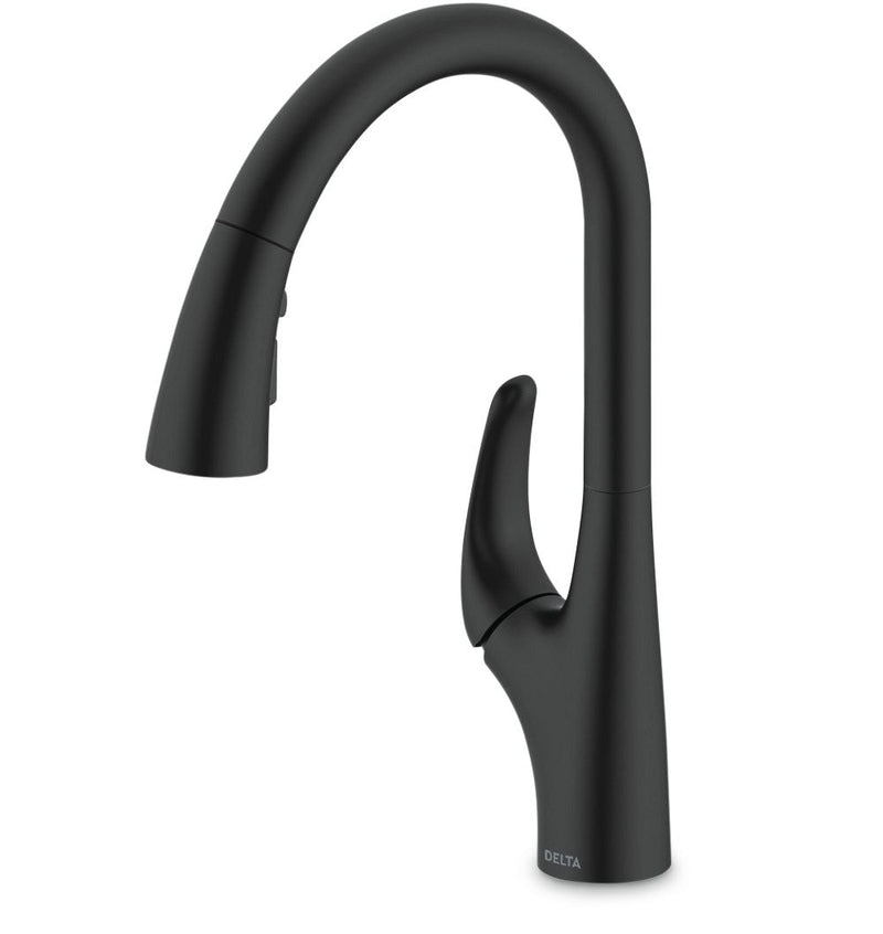 Seabourne Pull-Down Kitchen Faucet, Matte Black B2W8