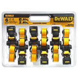 DXBC15006X 1,500-lb Ratchet Tie-Down, with Storage Bag, 1-in x 10-ft, 6-pk, Yellow L3B8 - product image 3