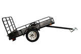 DK2 by Marlon 4x6-ft Single-Axle Black Open Rail Utility Trailer with Ramp Gate, 1314-lb Capacity I0H4 - product image 2