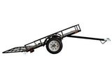 DK2 by Marlon 4x6-ft Single-Axle Black Open Rail Utility Trailer with Ramp Gate, 1314-lb Capacity E3J6 - product image 4