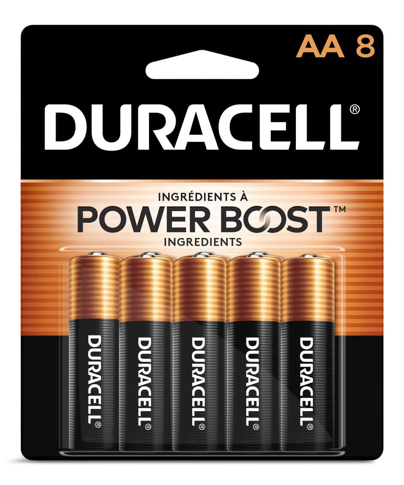 Coppertop AA Alkaline Batteries, All Purpose, 8-pk D4R2
