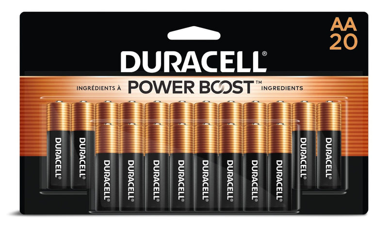 Coppertop AA Batteries, Alkaline, 20-pk X0O8