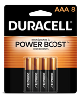 Coppertop AAA Alkaline Batteries, All Purpose, 8-pk L0X6 - product image 1