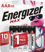 Max 10-pk AAA Alkaline Batteries, Long Lasting, All Purpose I5M7 - product image 1