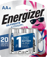 Ultimate Lithium AA Batteries, Long Lasting, All Purpose, 4-pk Z5X3 - product image 2