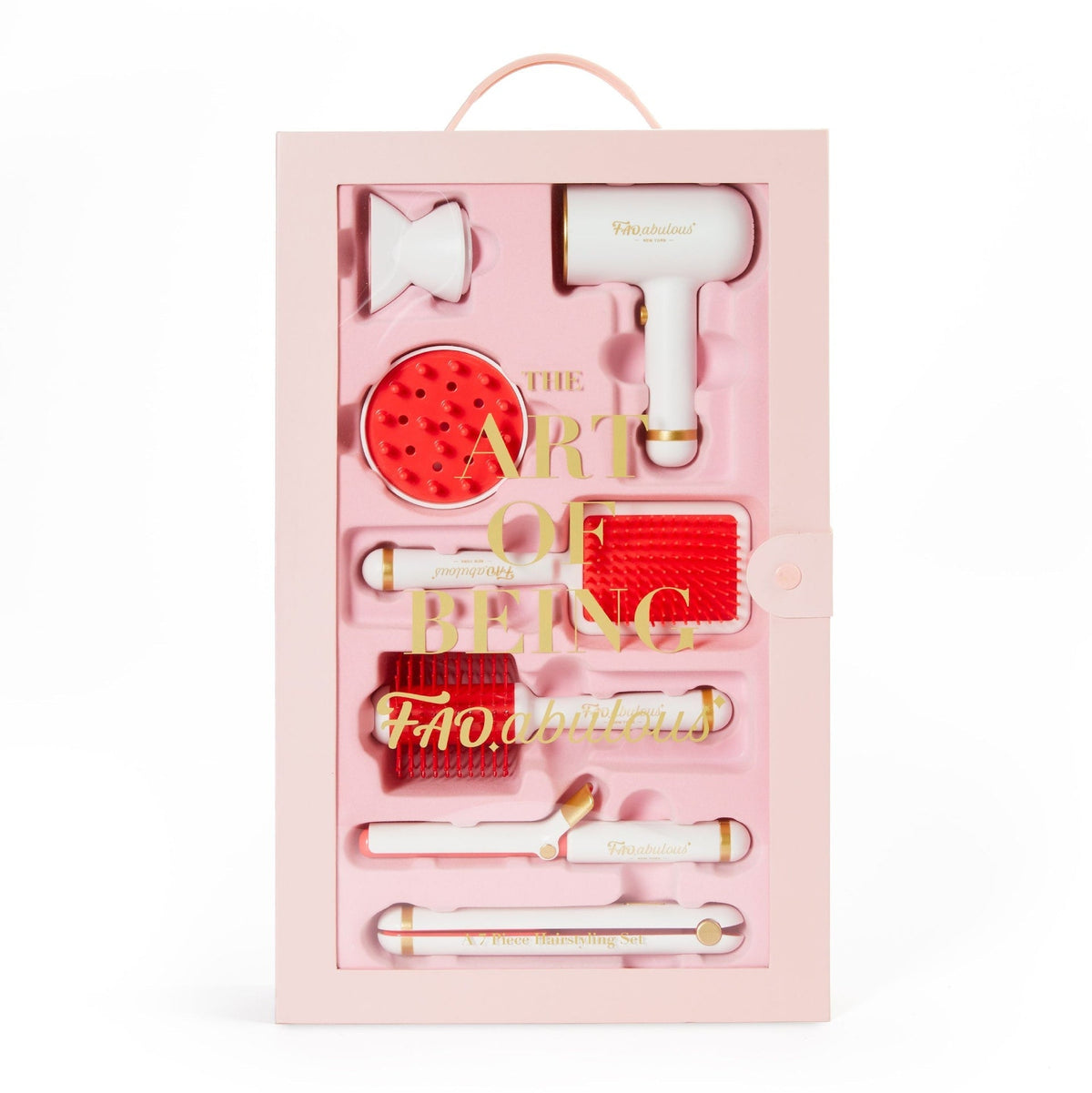 Toy Pretend Hair Stylist Playset, Pastel Pink J3F4 - product image 1