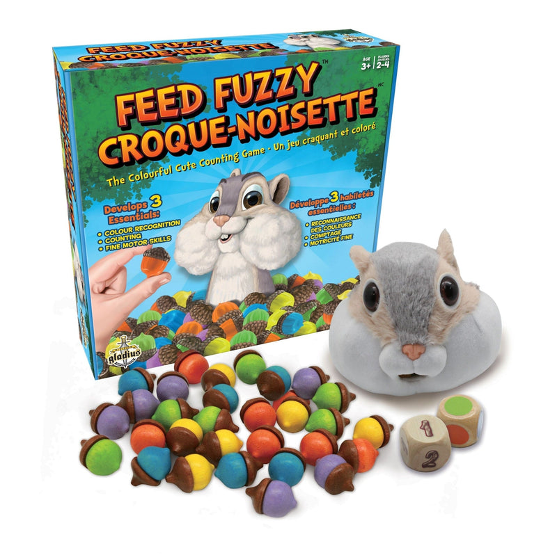 Fuzzy Colourful Counting Game, Bilingual, Ages 3+ C3Z3