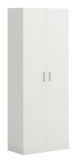 2-Door Storage/Pantry Cabinet With Adjustable Shelves, White Q8A9 - product image 1
