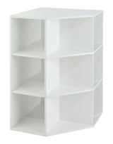 9-Cube Corner Unit Open Shelf Organizer, White W5C5 - product image 1