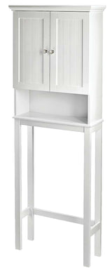 Brookfield 2-Door Over-The-Toilet Spacesaver Bathroom Storage Cabinet, White E6E7 - product image 1