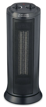 Oscillating Tower Ceramic Space Heater withThermostat, 1500W, Black O5E1 - product image 1