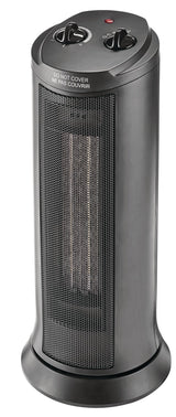 Oscillating Tower Ceramic Space Heater withThermostat, 1500W, Black O5E1 - product image 4