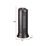 Oscillating Tower Ceramic Space Heater withThermostat, 1500W, Black O5E1 - product image 6