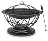 Savona Round Wood-Burning Outdoor Fire Bowl/Fire Pit, 29.5 x 20-in P9S4 - product image 1