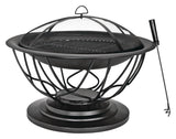 Savona Round Wood-Burning Outdoor Fire Bowl/Fire Pit, 29.5 x 20-in P9S4 - product image 3