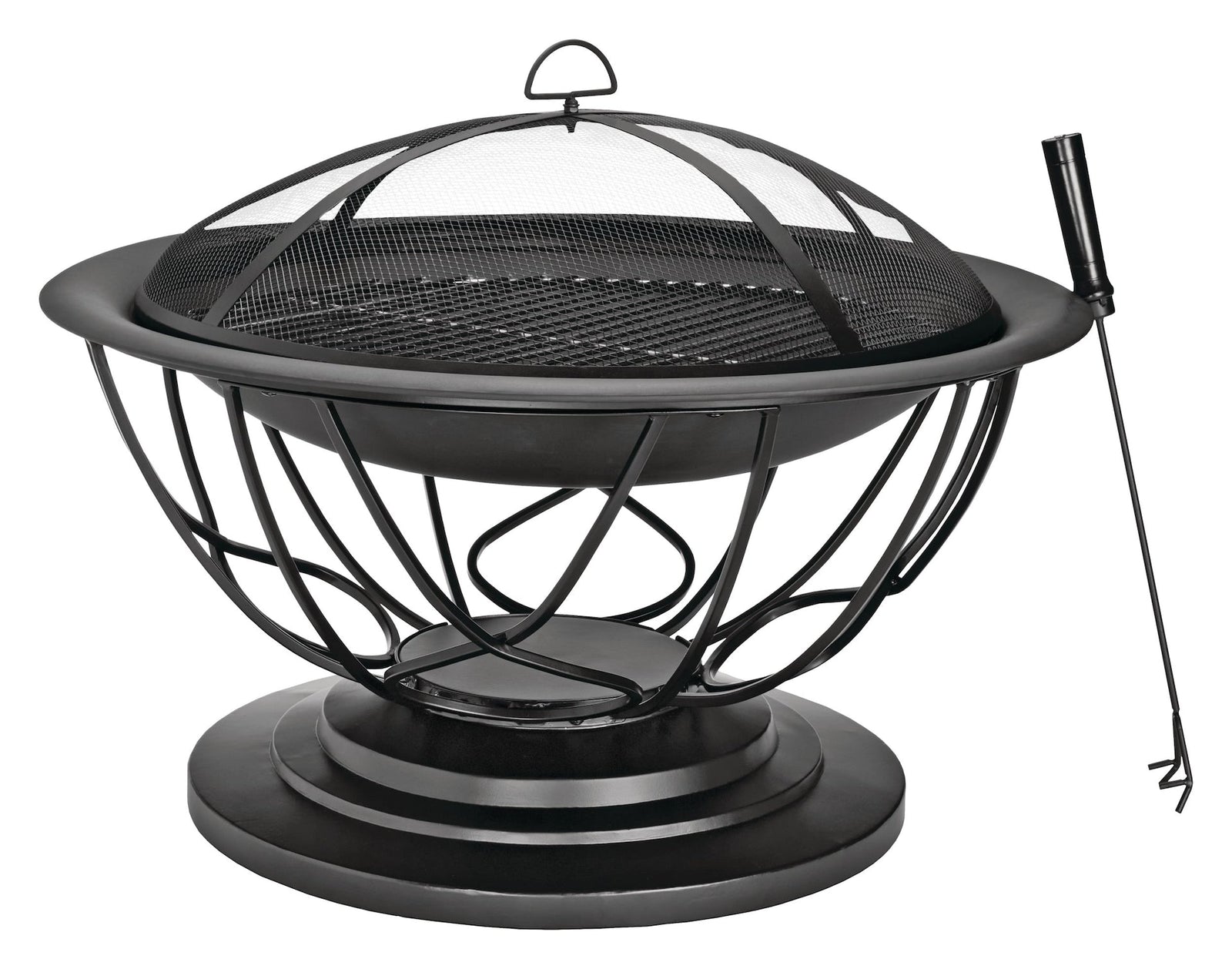 Savona Round Wood-Burning Outdoor Fire Bowl/Fire Pit, 29.5 x 20-in P9S4 - product image 3
