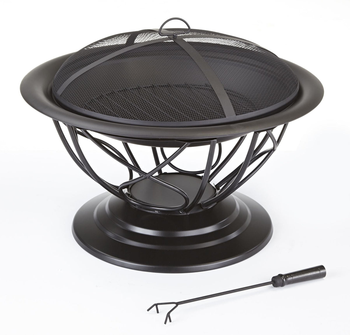 Savona Round Wood-Burning Outdoor Fire Bowl/Fire Pit, 29.5 x 20-in P9S4 - product image 4