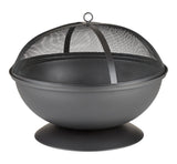 Steel Round Wood Burning Fire Pit/Fireplace, Rust-Resistant, 25-in X1P7 - product image 1