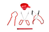 Canning Specialty Set, 5-pc, Plastic, Red D9K6 - product image 1