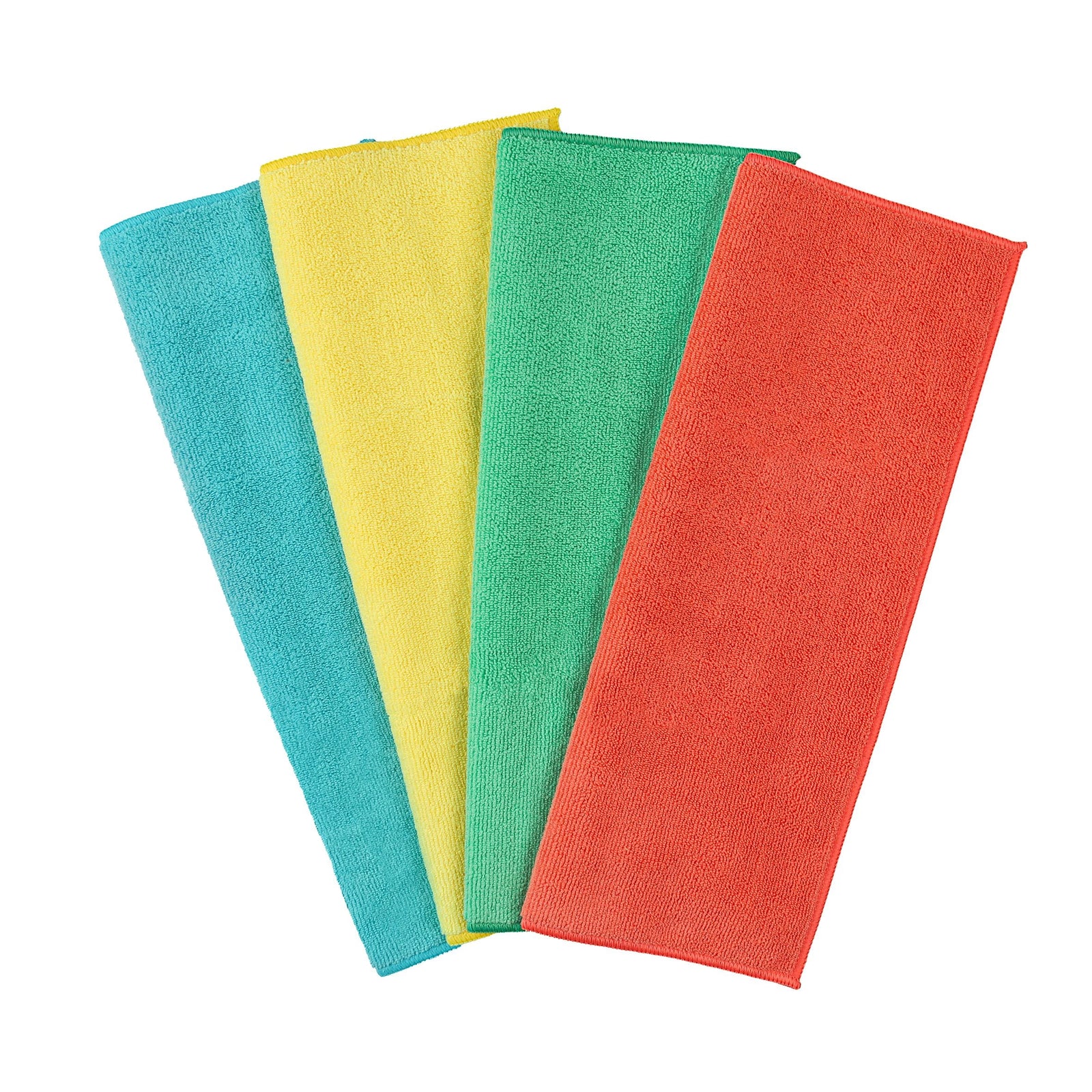 All-Purpose Machine Washable Microfibre Cloths, Various Colours, 4-pk K3H8 - product image 1