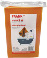 All-Purpose Machine Washable Synthetic Giant Shammy Towel, Orange, 3-pk F1V3 - product image 2