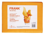 All-Purpose Machine Washable Synthetic Giant Shammy Towel, Orange, 3-pk B3M3 - product image 6